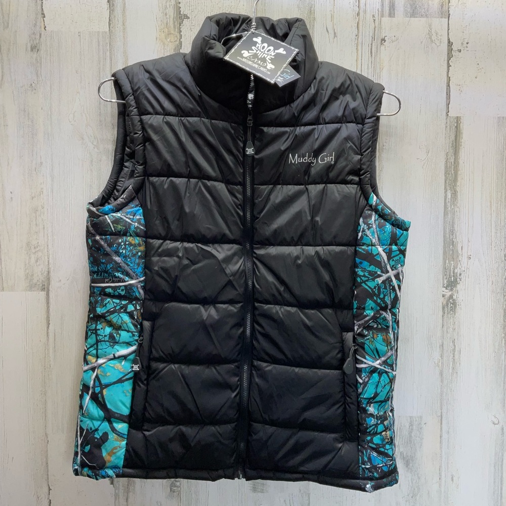 Muddy girl serenity camo puffy vest